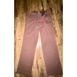 Dickies 67 Collection Flex Work Pants Brown Straight Leg Trousers Mens